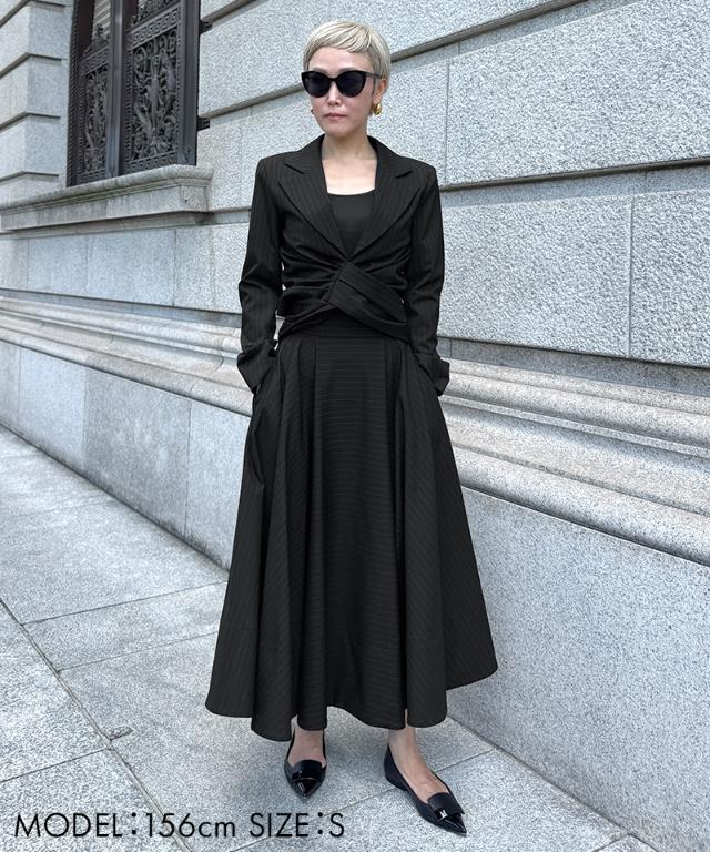 ピンストライプフレアスカート｜JENNE(ジェンヌ)公式通販：パリ