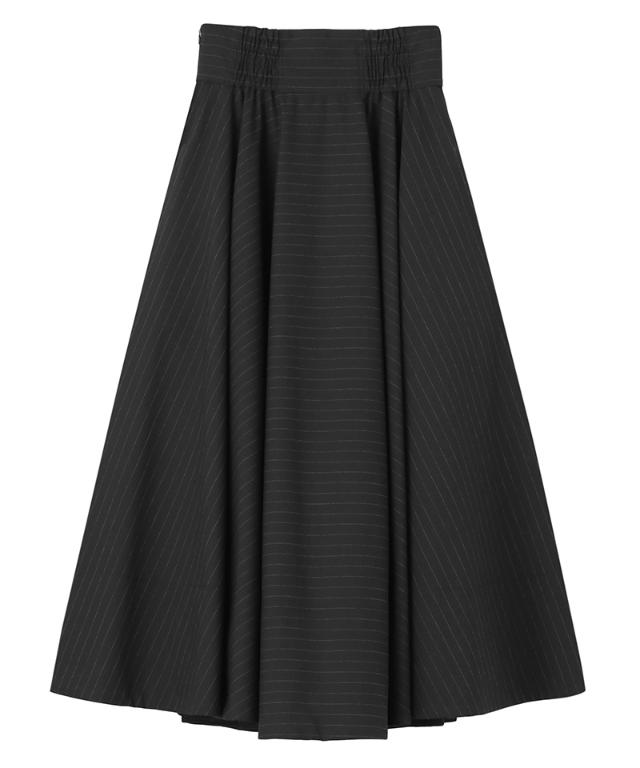 ピンストライプフレアスカート_sty25aw-sk13