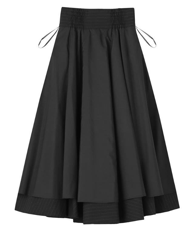 ピンストライプフレアスカート_sty25aw-sk13