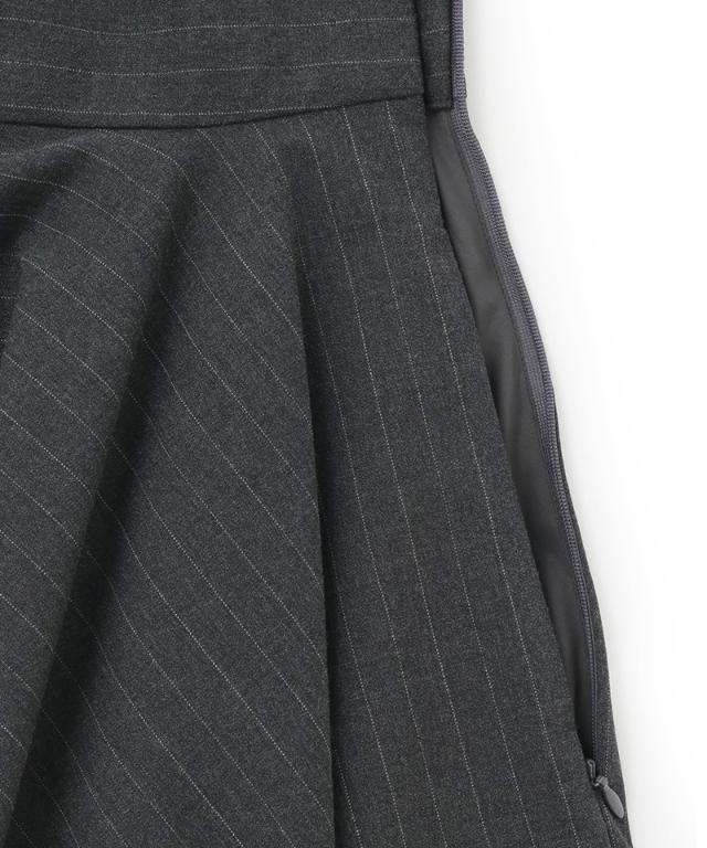 ピンストライプフレアスカート_sty25aw-sk13