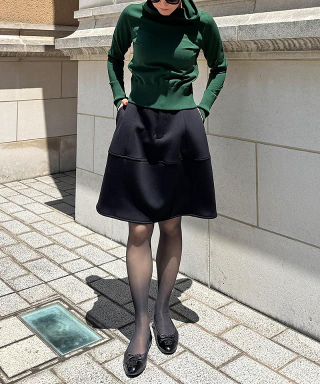 カットソー切り替えminiスカート_sty25aw-sk26