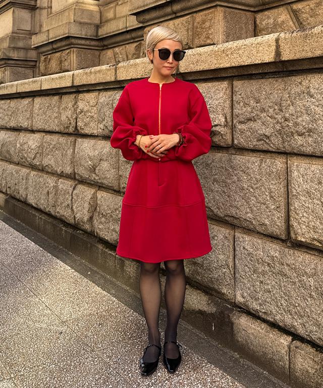 カットソー切り替えminiスカート_sty25aw-sk26