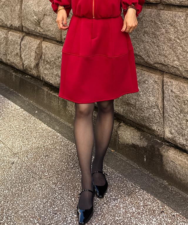 カットソー切り替えminiスカート_sty25aw-sk26