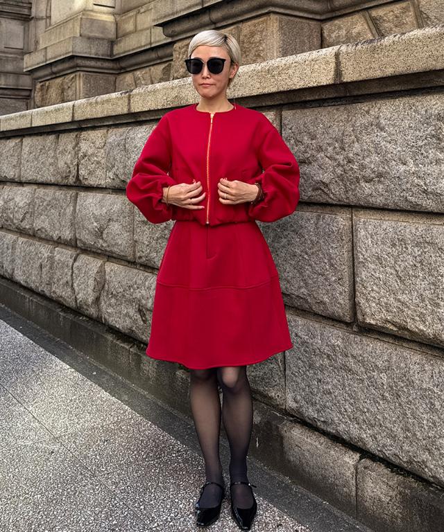 カットソー切り替えminiスカート_sty25aw-sk26