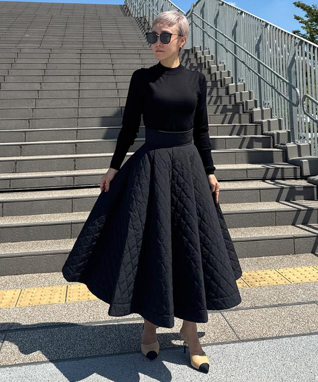 機能中綿キルティングスカート｜JENNE(ジェンヌ)公式通販：パリ