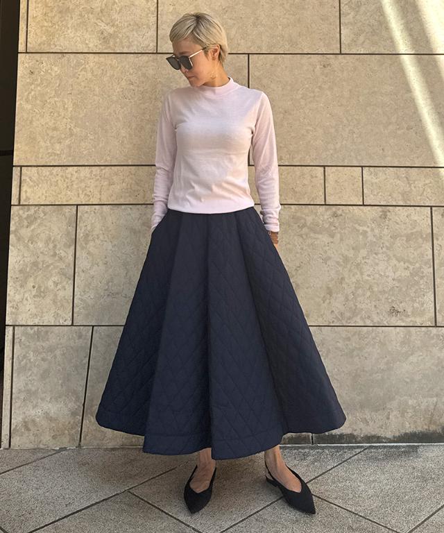 ジェンヌ　機能中綿キルティングスカート 機能中綿キルティングスカート｜JENNE(ジェンヌ)公式通販：パリ