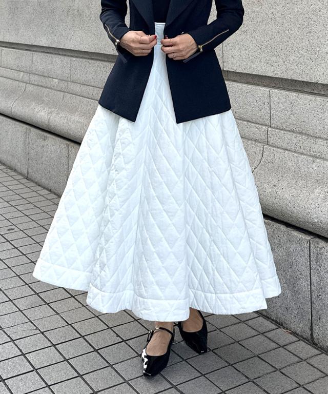 機能中綿キルティングスカート｜JENNE(ジェンヌ)公式通販：パリ