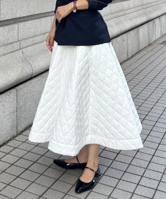 機能中綿キルティングスカート_sty25aw-sk38
