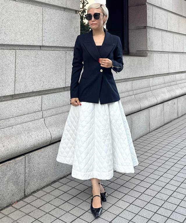 機能中綿キルティングスカート_sty25aw-sk38