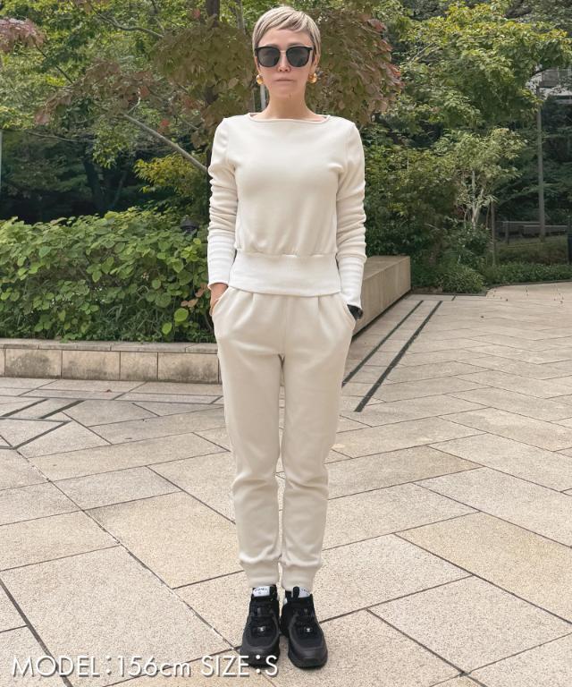 日本製ふわふわ美ライントレーナー（保温性機能生地）_sty25aw-tp30