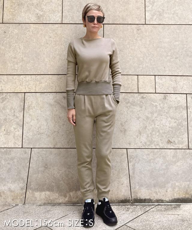 日本製ふわふわ美ライントレーナー（保温性機能生地）_sty25aw-tp30