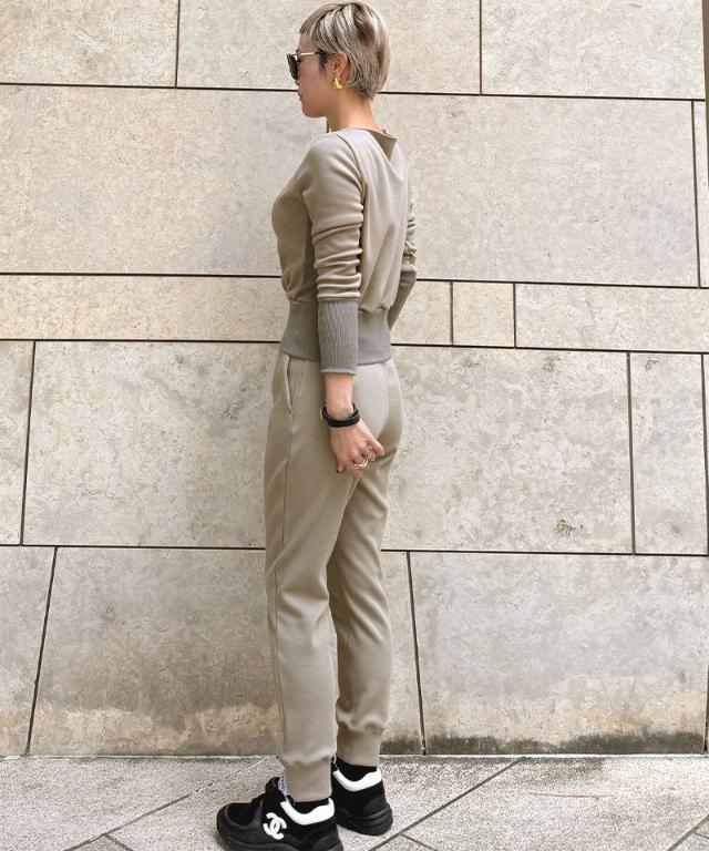 日本製ふわふわ美ライントレーナー（保温性機能生地）_sty25aw-tp30