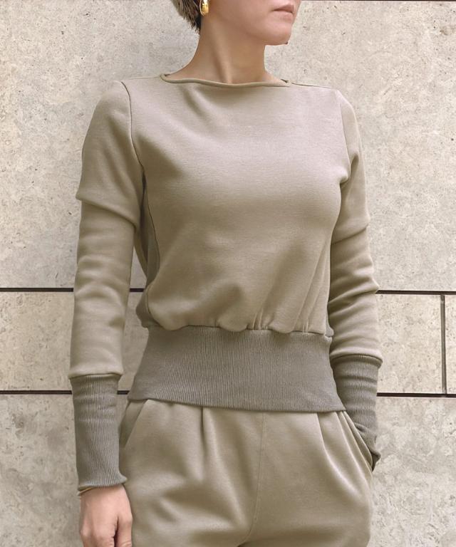 日本製ふわふわ美ライントレーナー（保温性機能生地）_sty25aw-tp30