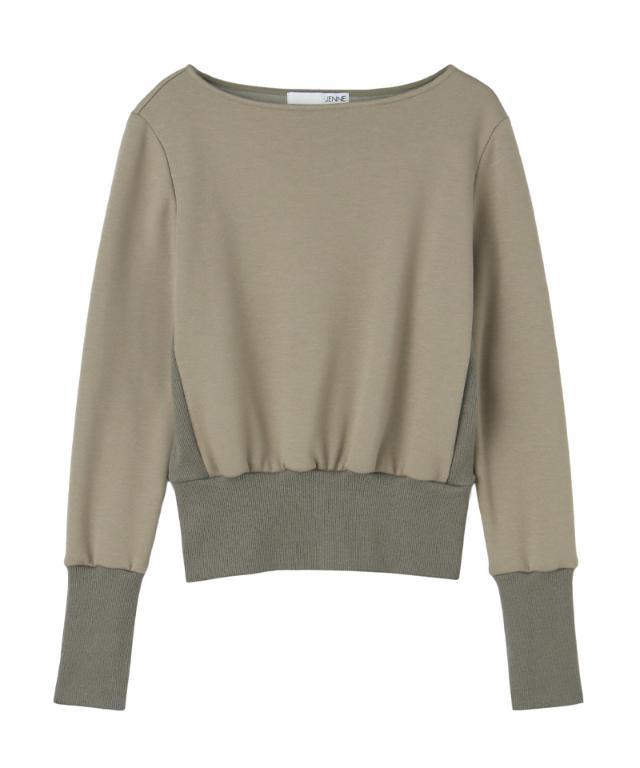 日本製ふわふわ美ライントレーナー（保温性機能生地）_sty25aw-tp30