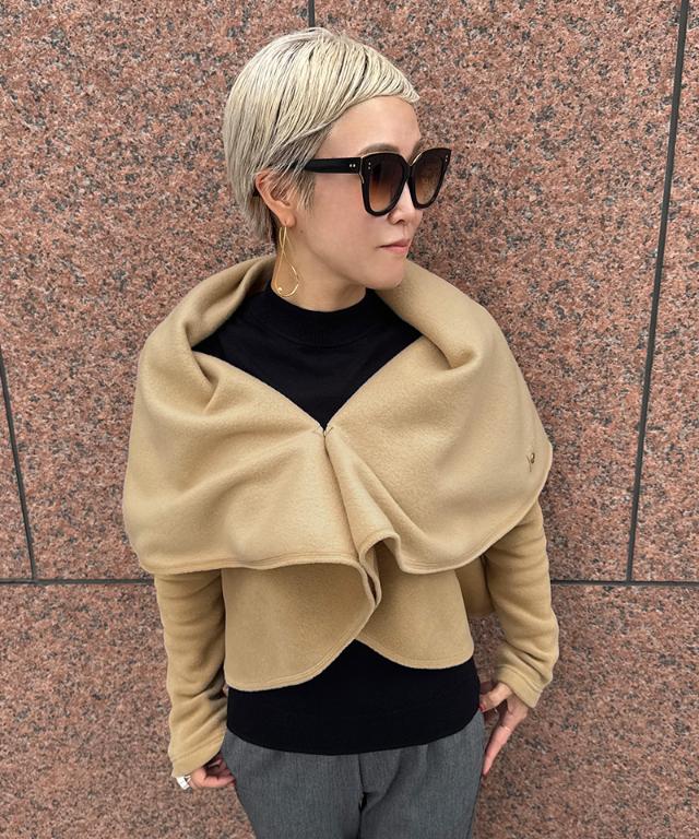 保温エアリーフリース（イタリア素材）_sty25aw-tp36