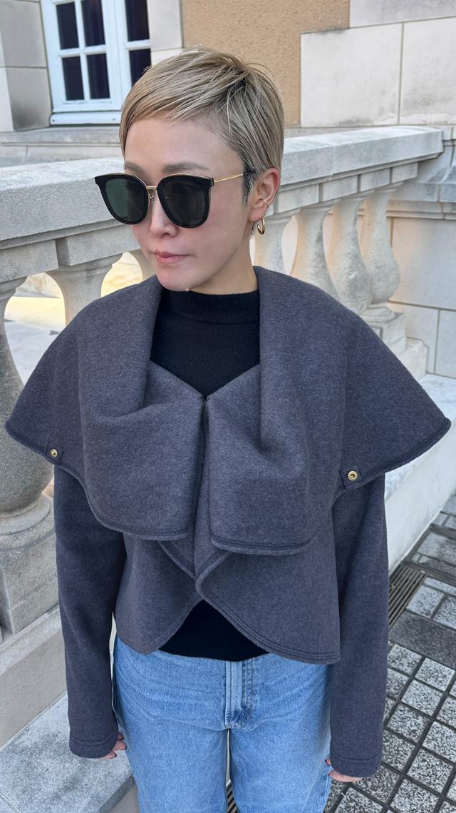 保温エアリーフリース（イタリア素材）