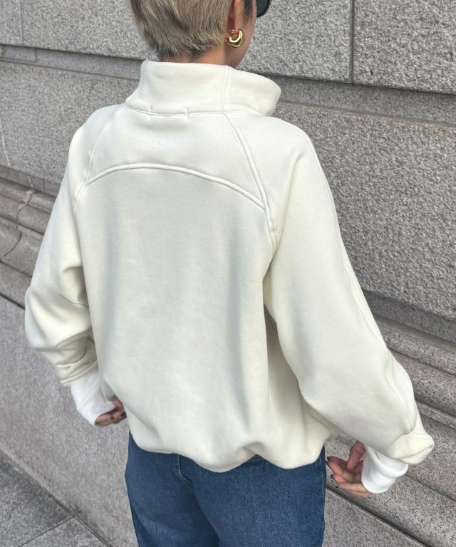 日本製裏起毛スタンドトップス（保温性機能生地）_sty25aw-tp51