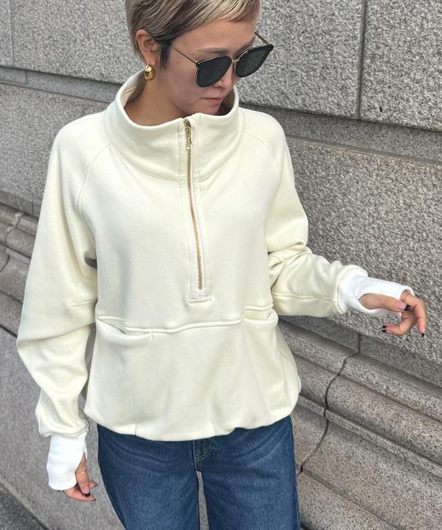 日本製裏起毛スタンドトップス（保温性機能生地）_sty25aw-tp51