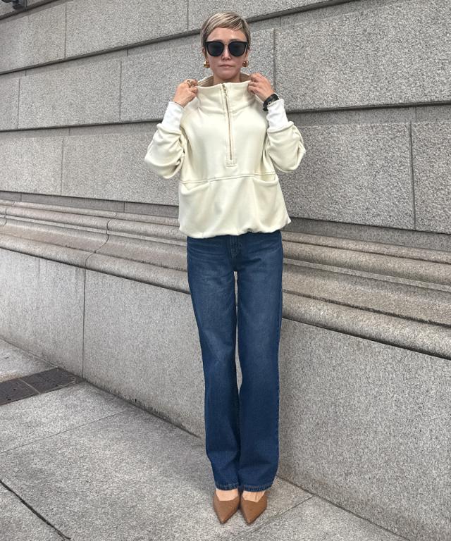 日本製裏起毛スタンドトップス（保温性機能生地）_sty25aw-tp51