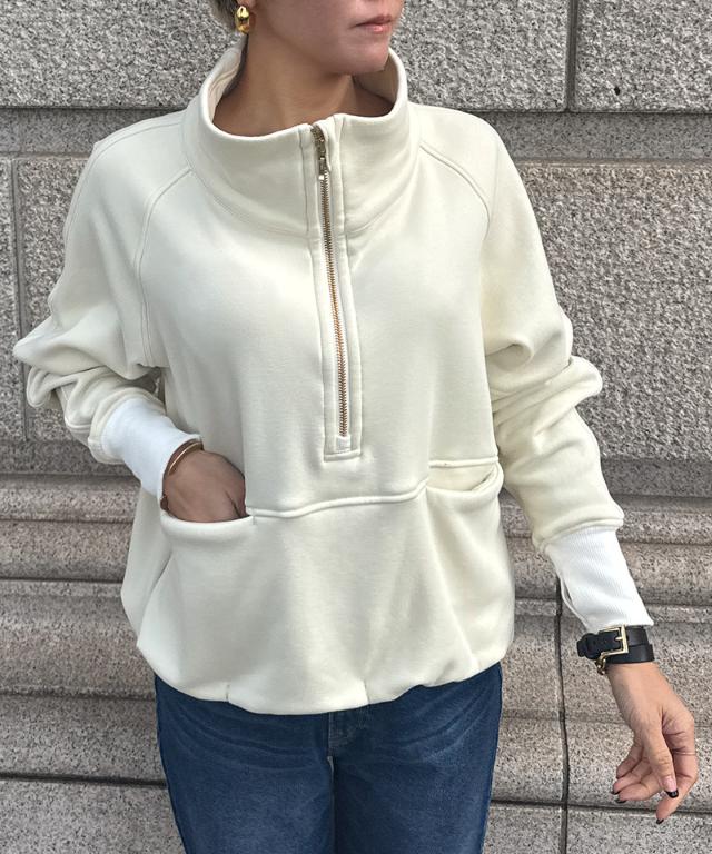 日本製裏起毛スタンドトップス（保温性機能生地）_sty25aw-tp51