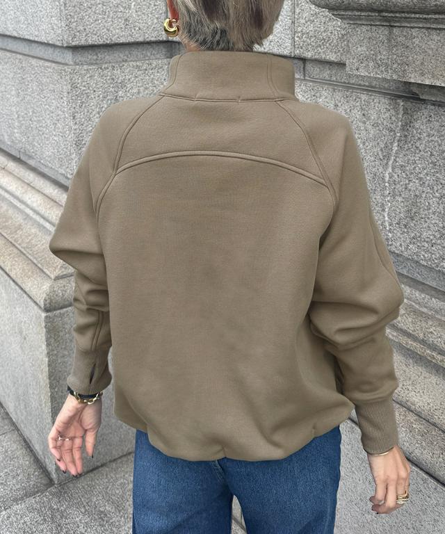 日本製裏起毛スタンドトップス（保温性機能生地）_sty25aw-tp51