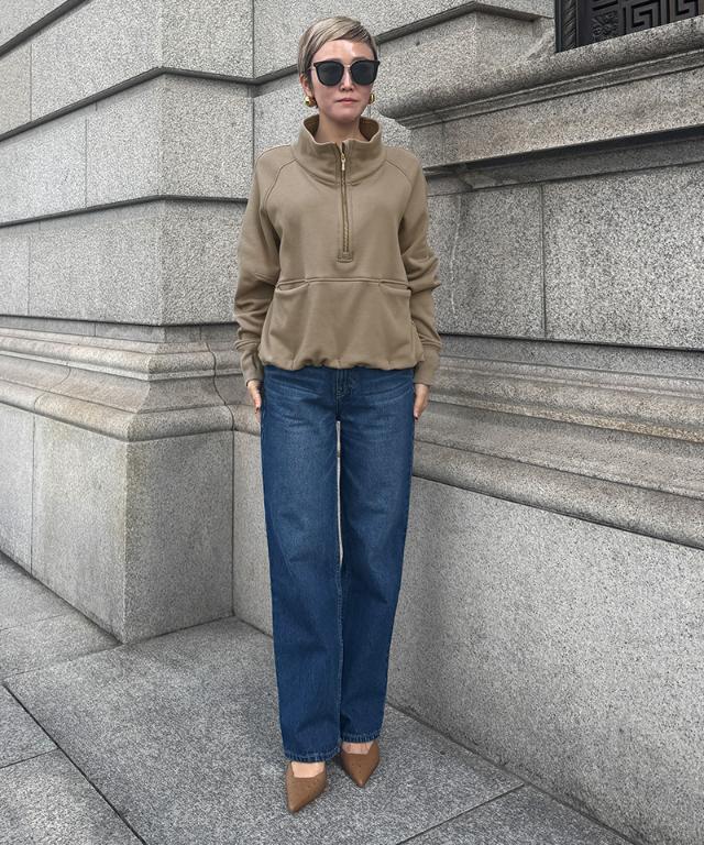 日本製裏起毛スタンドトップス（保温性機能生地）_sty25aw-tp51