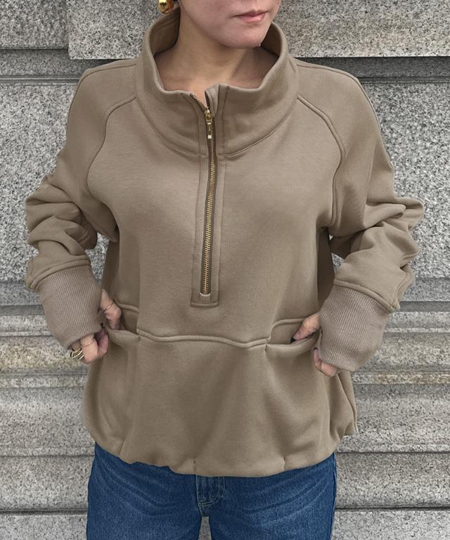 日本製裏起毛スタンドトップス（保温性機能生地）_sty25aw-tp51