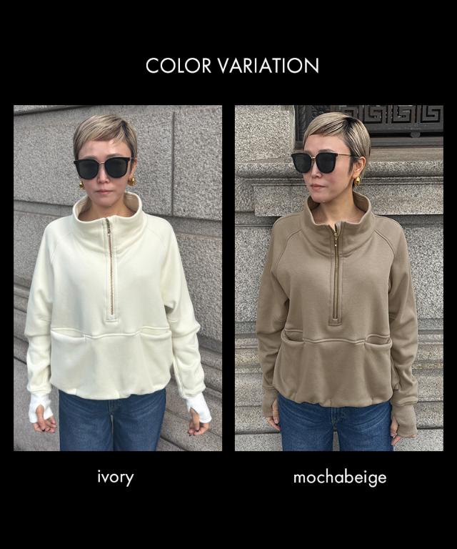 日本製裏起毛スタンドトップス（保温性機能生地）_sty25aw-tp51