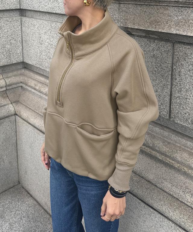 日本製裏起毛スタンドトップス（保温性機能生地）_sty25aw-tp51