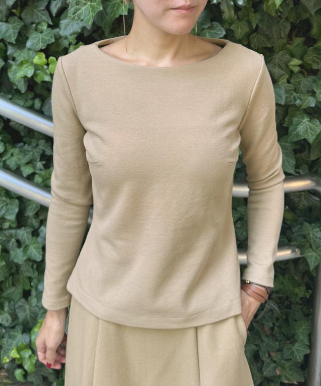 美バストライン裏起毛カットソー_sty25aw-tp52