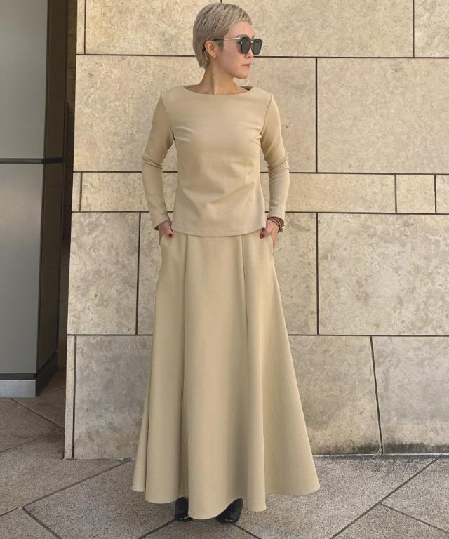 美バストライン裏起毛カットソー_sty25aw-tp52