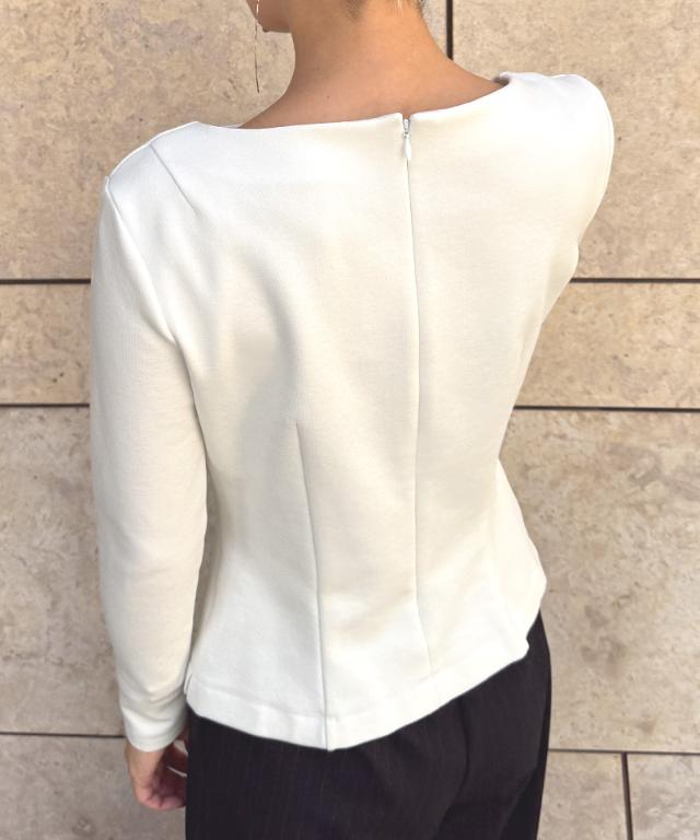 美バストライン裏起毛カットソー_sty25aw-tp52