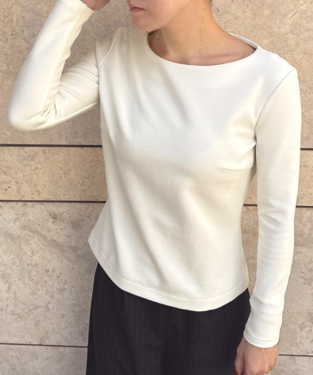 美バストライン裏起毛カットソー_sty25aw-tp52