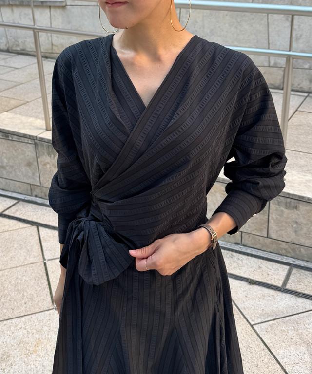 ドレープ美シルエットワンピース_sty25ss-op45