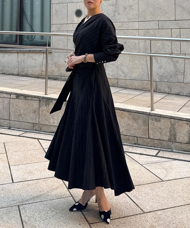 ドレープ美シルエットワンピース_sty25ss-op45