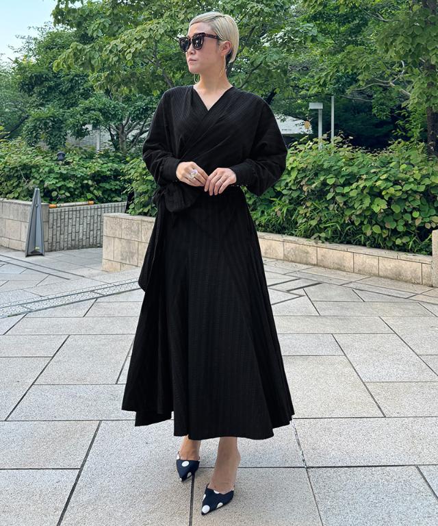 ドレープ美シルエットワンピース_sty25ss-op45
