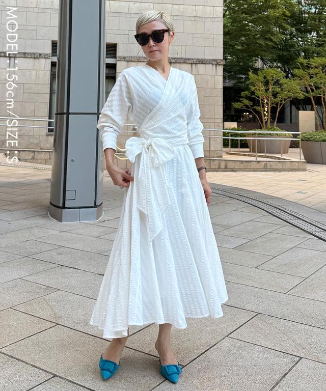 ドレープ美シルエットワンピース_sty25ss-op45