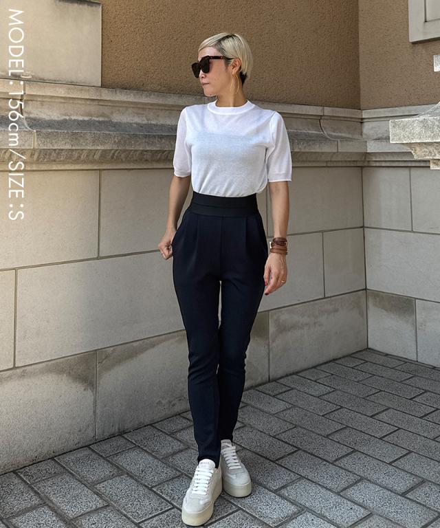 日本製美脚アジアフィットタックレギンスパンツ_sty25ss-pt44