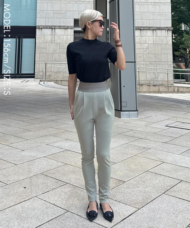 日本製美脚アジアフィットタックレギンスパンツ_sty25ss-pt44