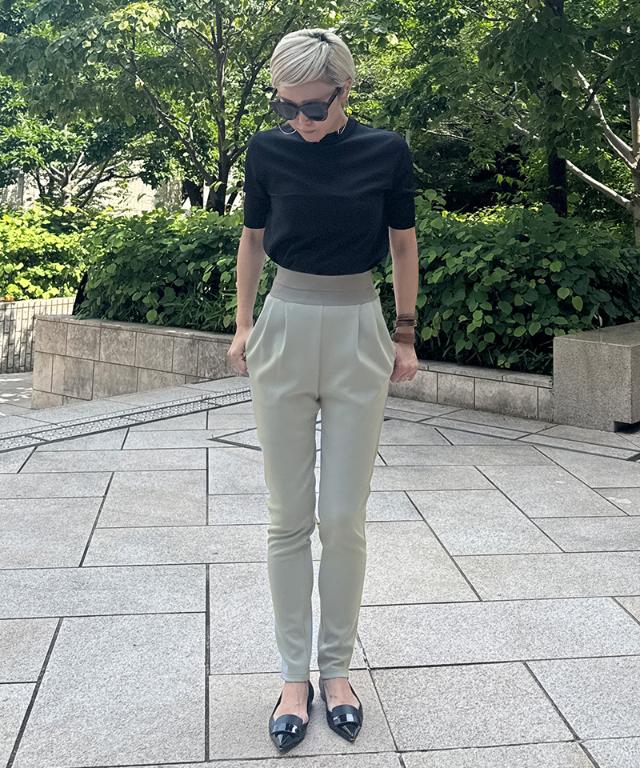 日本製美脚アジアフィットタックレギンスパンツ_sty25ss-pt44