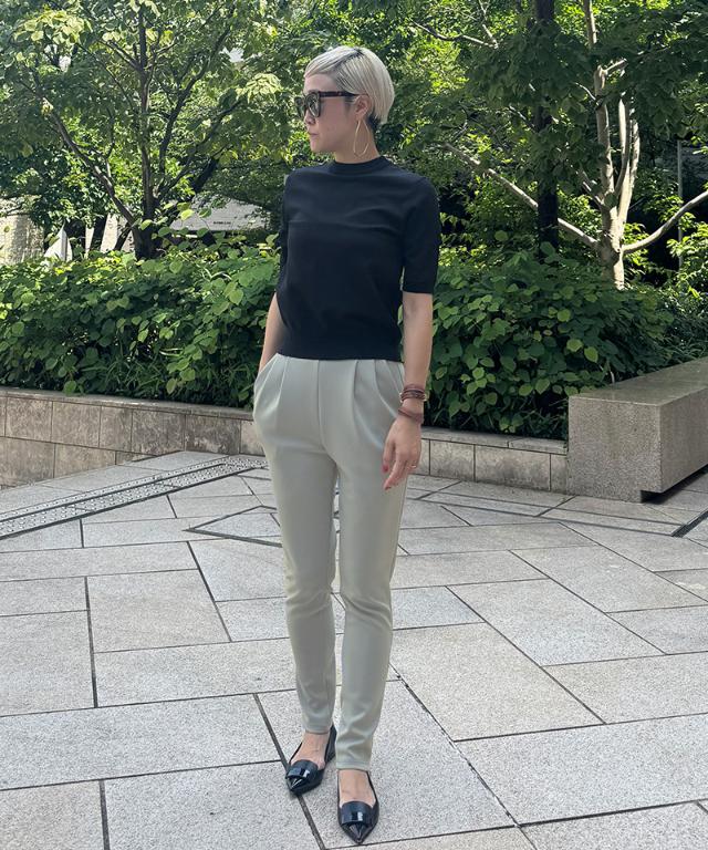 日本製美脚アジアフィットタックレギンスパンツ_sty25ss-pt44