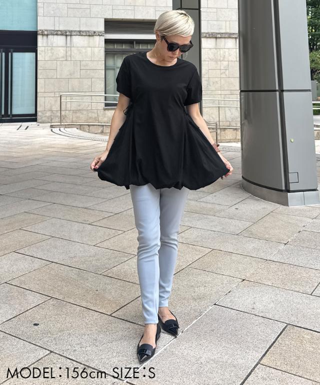 JENNEクールバルーンTシャツ_sty25ss-tp43