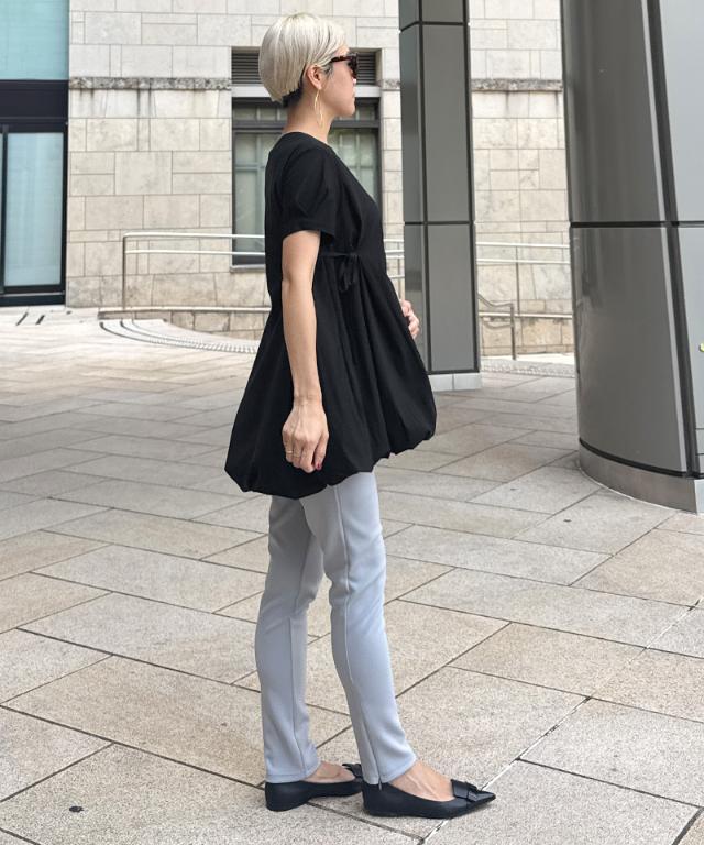 JENNEクールバルーンTシャツ_sty25ss-tp43