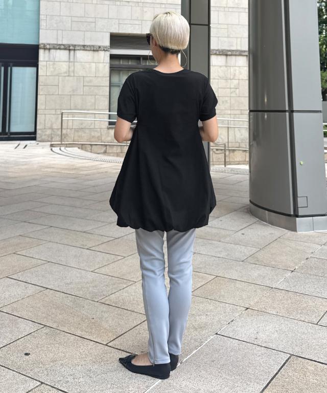JENNEクールバルーンTシャツ_sty25ss-tp43