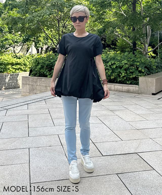 JENNEクールバルーンTシャツ_sty25ss-tp43