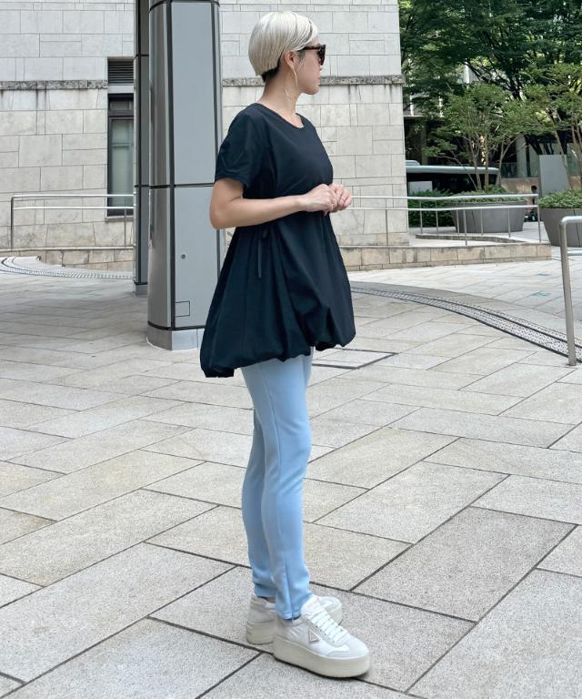 JENNEクールバルーンTシャツ_sty25ss-tp43