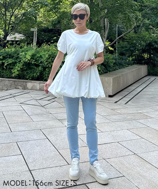 JENNEクールバルーンTシャツ_sty25ss-tp43
