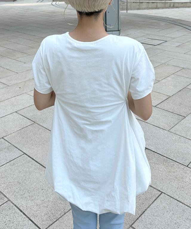 JENNEクールバルーンTシャツ_sty25ss-tp43