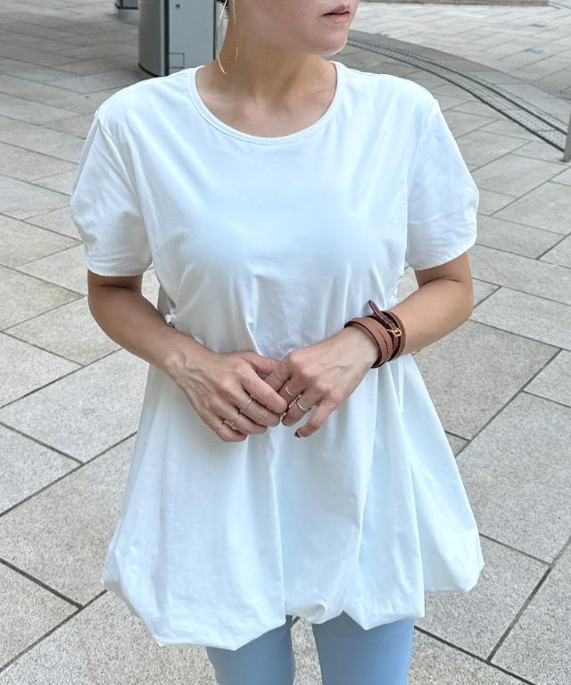 JENNEクールバルーンTシャツ_sty25ss-tp43
