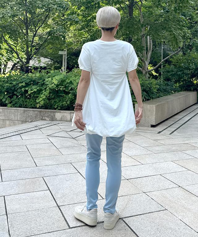 JENNEクールバルーンTシャツ_sty25ss-tp43